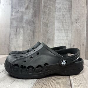 Crocs Baya Women's Size 7 Clog Shoes Comfort Slip-On Sandals Waterproof Black